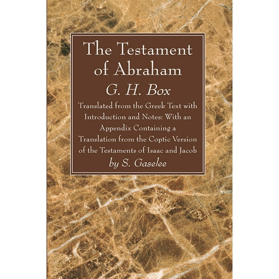 The Testament of Abraham, (Paperback)