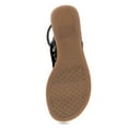 thumbnail image 4 of Aerosoles Conclusion Women's Thong Sandals Color: Tan Combo Size: 9.5 MED, 4 of 4