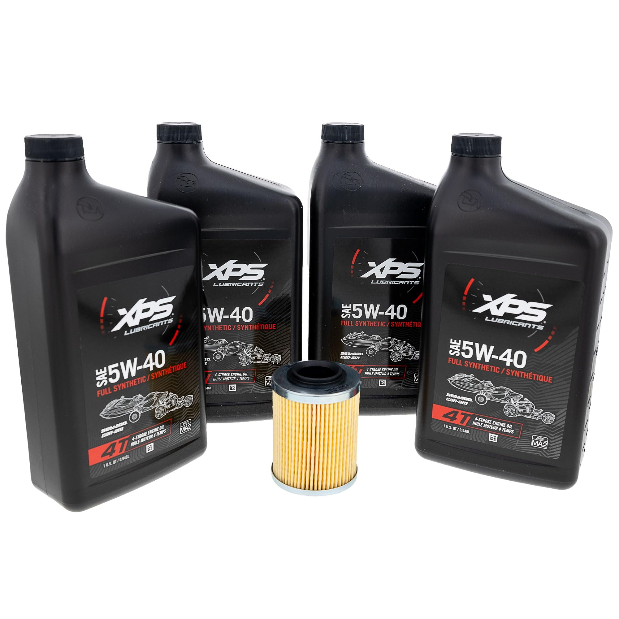 Mobil 1 Dexos R 0W40 Super Car Synthetic Motor Oil & AC Delco PF64