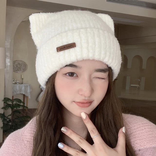 Xihbxyly Sombrero de Pescador con Estampado de Cuadros, Gorro Cálido de Invierno, Gorro Suave y Elástico, Ligero y Plegable, Accesorio para Exteriores para Mujer, Estilo Urbano Chic, Estilo Informal,