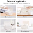 thumbnail image 4 of Wipes Dispenser, Dustproof Tissue Storage Box Case Wet Wipes Dispenser with Lid for Living Room, Kitchen, Bathroom, Dressing Table, 4 of 7