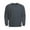03-Dark Gray, variant on Ecqkame Mens Crewneck Athletic Sweatshirts Long Sleeves Lightweight Pullover Tops Solid Color Daily Versatile Sport Sweatshirt Black L
