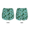 thumbnail image 4 of Disketp Pineapple Sea Turtle Print Women's Shorts Workout Shorts for Athletic Gym Running Shorts with Phone Pockets, 4 of 8