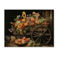 thumbnail image 3 of Designart "Harvest of the Old Cart" Old American Cart Print on Natural Pine Wood, 3 of 5