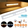 thumbnail image 1 of PENGXIANG Motion Sensor Light Bar  10 LED Motion Sensor Closet Lights Operated Magnetic Under Cabinet Lights Strip Stick Up Night Lights Bar for Closet Kitchen Hallway Stair, 1 of 11