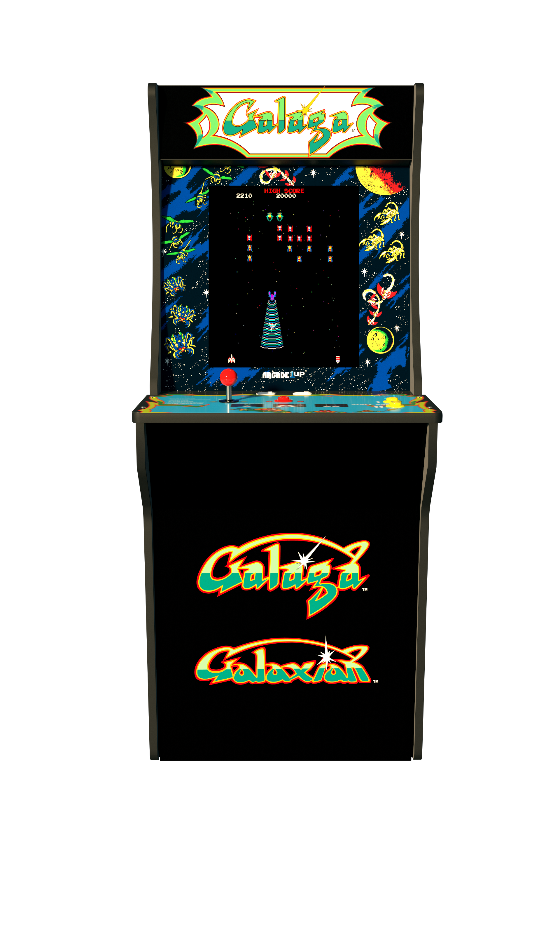 Arcade1Up, Galaga Arcade Machine, 4ft - image 2 of 5