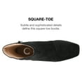 thumbnail image 6 of Journee Womens Sloann Inside Zip Stacked Heel Booties, 6 of 7