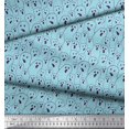 thumbnail image 2 of Soimoi Polyester Crepe Fabric Ghost Halloween Print Fabric by The Yard 52 Inch Wide, 2 of 3