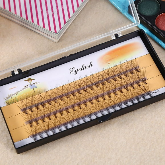 Extensión de pestañas NikouMX pestañas postizas suaves naturales Volumen 60 unidades tamaño 7 tamaños