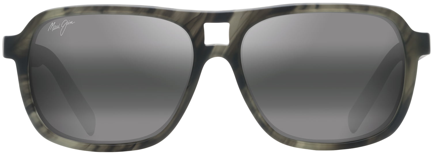 Maui Jim LITTLE MAKS 771-15SM Grey Woodgrain Sunglasses Polarized Gray Lenses