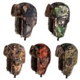 thumbnail image 4 of JM Earflap Trapper Bomber Aviator Russian Trooper Fur Winter Ski Hat Hombres Mujeres,amarillo JM, 4 of 4