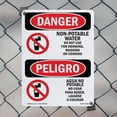 thumbnail image 4 of Non OSHA Danger Rigid Plastic Sign 14 Inch x 10 Inch - 10 Pack, 4 of 8