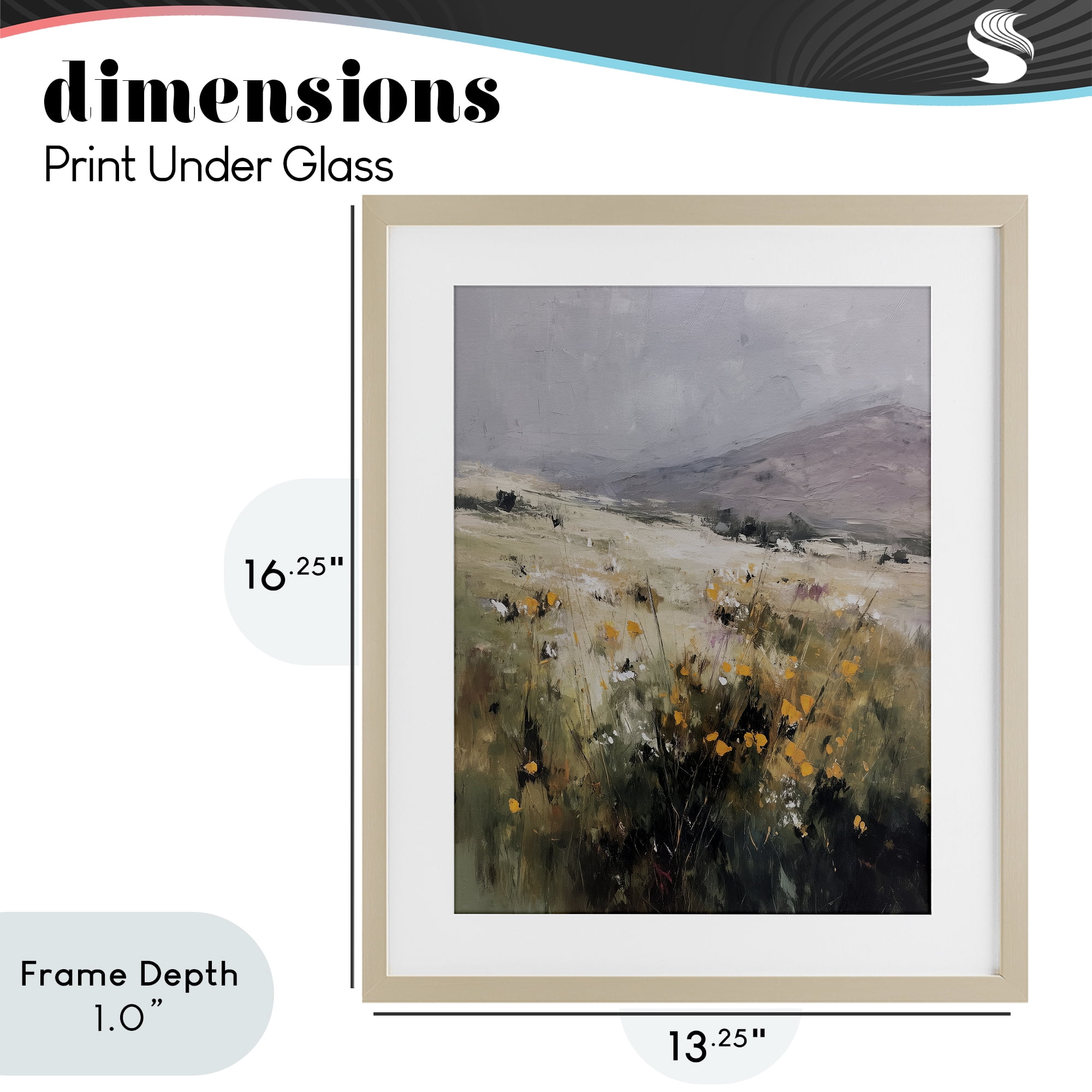 Stupell Industries Verdant Dreams Landscape Birch Framed Print Under Glass, design by Svetlana Aleynikova