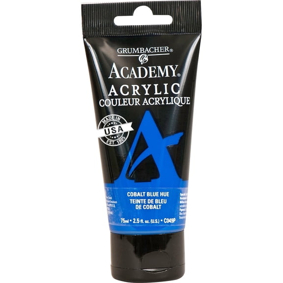 Grumbacher Academy 75ml Tube - Cobalt Blue Hue