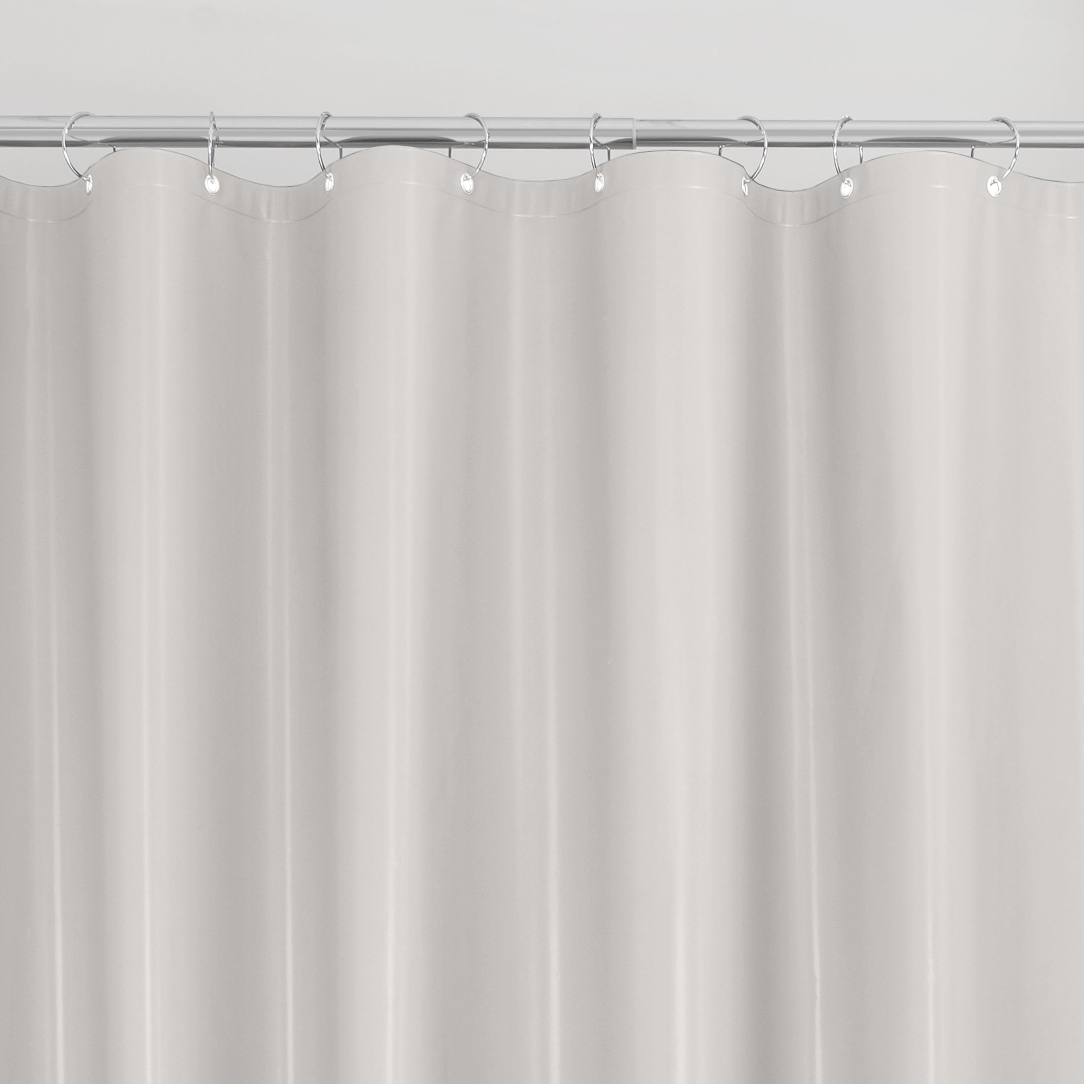 Mainstays Medium Weight PEVA Shower Curtain Liner, 70" x 71" – Gray