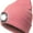 Pink, variant on Morttic Unisex Beanie Hat with Light, USB Rechargeable Hands Free LED Headlamp Hat, Knitted Night Light Beanie Cap Flashlight Hat, Gifts for Men Dad Father Husband (Black)