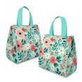 thumbnail image 2 of Pioneer Flower Floral Print Pattern Insulated Lunch Bag for Women & Adults,Large Portable Soft Cooler Lunch Bag,Thermal Food Storage Tote with Pearl Cotton,8.66L,8.75x5.75x9.5 Inch, 2 of 6
