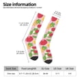 thumbnail image 7 of Knee High Socks for Men and Women, Cute Berry Flower Fruit Althletic Compression Socks, Support Long Tube Socks for Outdoor Sport, Calf Socks, High Stockings for Women Men, 7 of 7