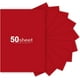 thumbnail image 1 of Cartulina YVMVDV, 50 hojas, 21 x 28 cm, 250 g/m², color rojo, 1 of 9