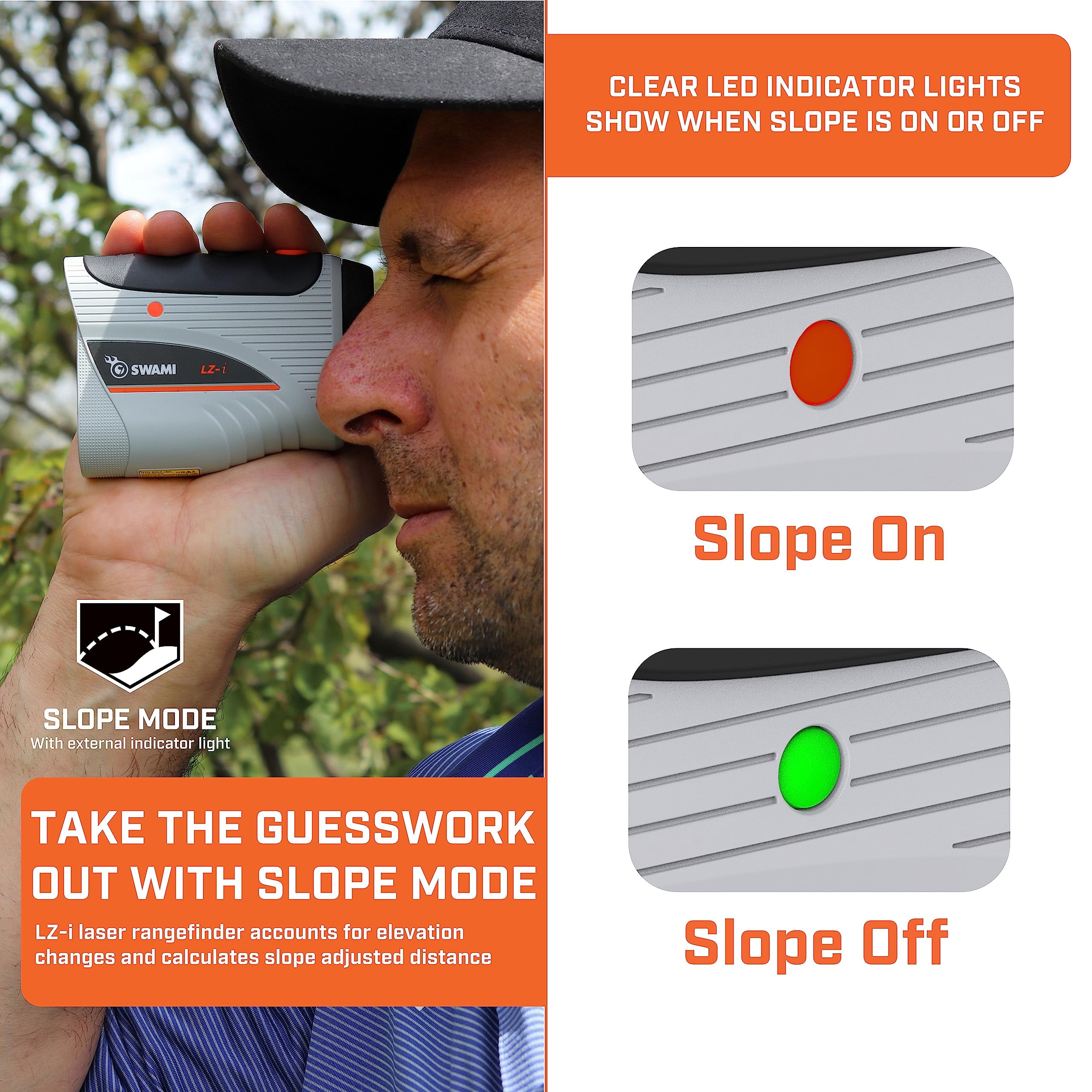 IZZO Swami LZ-i Golf Laser Rangefinder, LZ-i