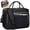Black, variant on Laptop Bag 17.3 Inch Messenger Shoulder Bags for Women Waterproof Computer Briefcase Large Laptop Case for Work Business Office College Travel,Black