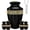 Black, variant on Set of 6 Red Decorative Urn for Ashes – 1 Large Adult Cremation Urn, 4 Mini Keepsake Urns & 1 Necklace Urn, Handcrafted Aluminum Memorial Tribute