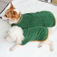 thumbnail image 3 of Super Absorbent Dog Bathrobe Towel Adjustable Drying Coat for Small, Medium, and Large Dogs - Fast Dry Solution, 3 of 8