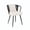 Black(Rope Woven), variant on Hawsaiy Rope Woven Dining Chairs Set of 6, Upholstered Kitchen Chairs with Metal Legs & Throw Pillow, Mid Century Modern Accent Dining Room Chairs, Black