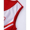 thumbnail image 6 of TiaoBug Kids Girls Cheerleading Uniform Dance Dress Sleeveless V Neck Letter Dresses 6-14, 6 of 7
