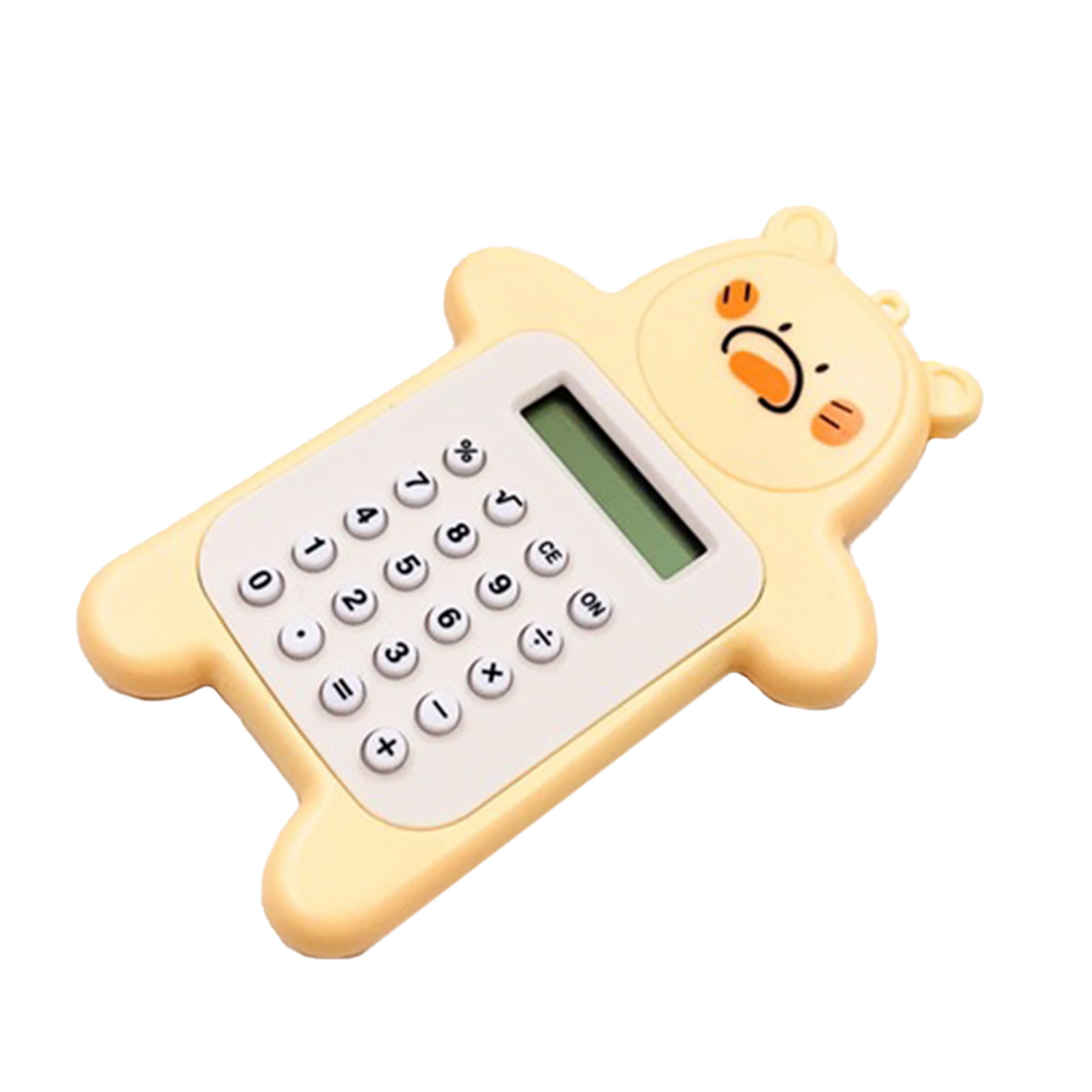 Electronic Calculator Adorable Bear Shape Plastic Lively Face ...