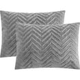 thumbnail image 3 of Nanshing Harvey 3 Piece Chevron Comforter Set King, 3 of 3