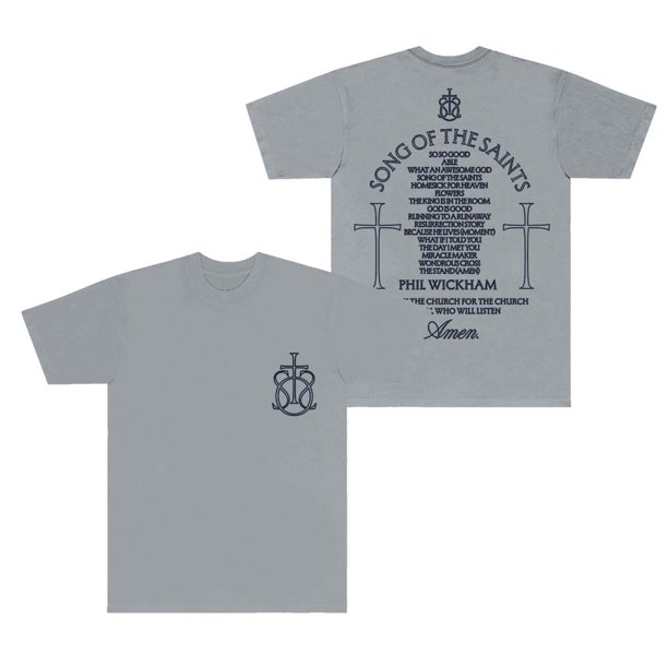 Phil Wickham Song Of The Saints Camisetas Tour Mujeres Hombres Camiseta de manga corta con cuello redondo