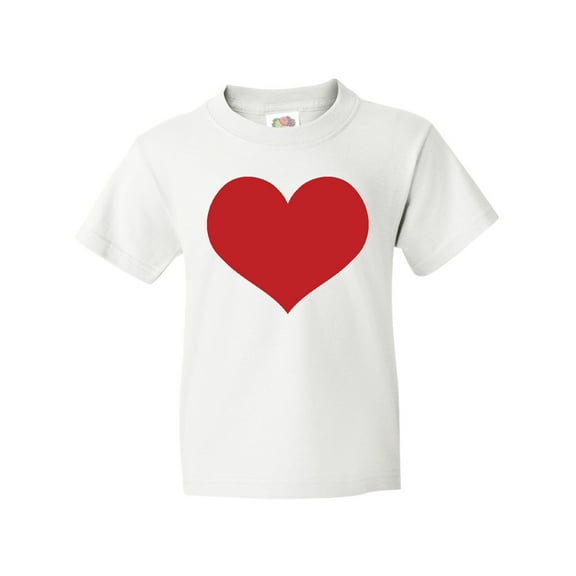 Inktastic Red Heart Valentine Youth T-Shirt