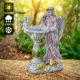 thumbnail image 4 of JahyShow Solar Angel Figurine with Color Changing Light - Resin Statue Ornament for Outdoor Decor, Patio, Lawn and Housewarming Gift, 4 of 7