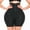 Black, variant on Women Plus Size Padded Shapewear High Waisted Tummy Control Shorts Hip Enhancer Panties Thicker Butt Padded Booty Underwear