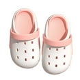 thumbnail image 2 of LYHaoo Boys Slippers For Kids Soft Sole Lightweight Breathable Casual Slides For Daily Wear Toddler And Children Ages 2 10 Years Sizes 11 Little Kid 5-6 Years, 2 of 7
