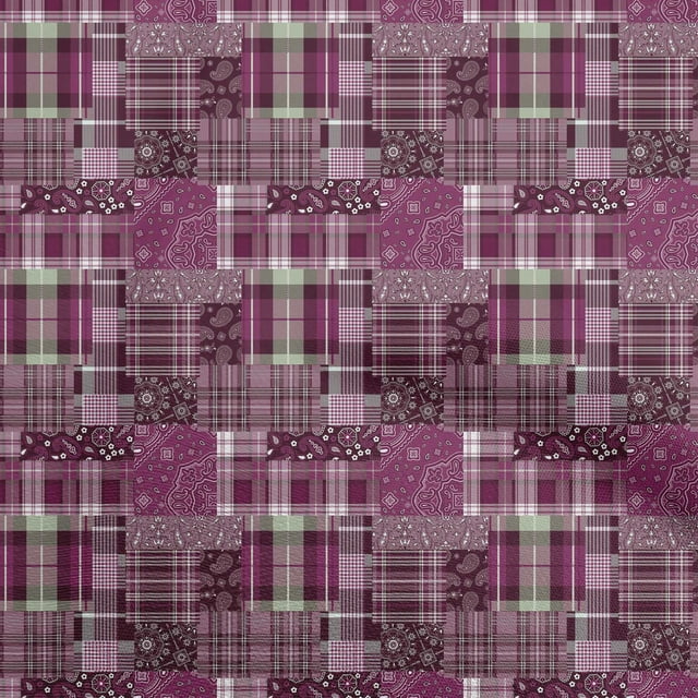 oneOone Silk Tabby Burgundy Fabric Floral & Craft Projects Decor Fabric Printed By The Yard 42 Inch Wide