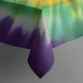 thumbnail image 5 of Colorful Rainbow Tie Dye Spiral Pattern Square Tablecloth,Waterproof Square Table Cover,Wipeable Spillproof Washable Table Cover for Home Kitchen Party Decor 42"X42"(107x107cm), 5 of 6