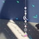 thumbnail image 3 of Crystal Wind Chime Prismas hechos Colgante Windchime Ornament Sparkling making para Porche Patio Jardín Decoración para hogar , Los 45CM perfecl Colgantes colgantes, 3 of 8