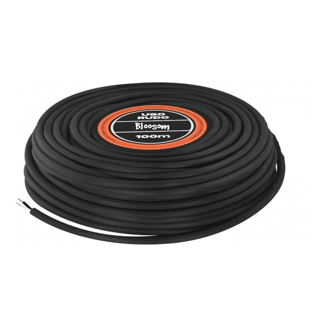 Cable Bloosom Uso Rudo 2x14 Rollo 100m Negro