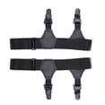 thumbnail image 5 of Men's Sock Garters Belt Black Adjustable 1 Pair Sturdy Clip 2022 C5U7, 5 of 9