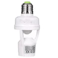 thumbnail image 1 of Interruptor de luz con sensor de movimiento, inducción infrarroja, tornillo ajustable, para pasillo y taller., 1 of 12