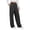 *Black, variant on ClodeEU Women's Elaist Waist Wide Leg Sweatpants with Pockets ,Solid Color Casual Soft Lounge Pants Black,Womens Plus L