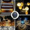 thumbnail image 4 of HIBIBUD 2 Pack Replacement Solar Light Parts,8 Lumens Solar Lights Replacement Top for Lanterns,Waterproof Battery Box Top Diy Outdoor Garden Patio Decor (Warm Yellow,3.15Inch), 4 of 7