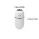 thumbnail image 3 of Yuarrent Humidificador de escritorio, difusor de aire ajustable LED USB de 300ml con luz nocturna para dormitorio, oficina, hogar, Hotel, generador de Humidificadores Blanco Yuarrent HA063842-01, 3 of 6