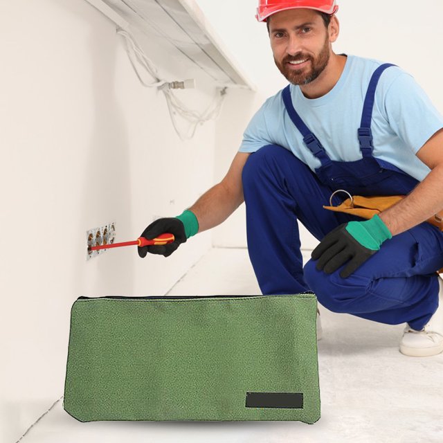Kit de herramientas de emergencia multifuncional de gran capacidad con asa organizador de maletero de coche