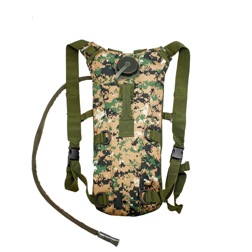 2L Hydration System Climbing Survival Hiking Pouch Backpack Bladder Water Bag by