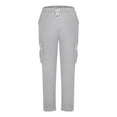 thumbnail image 4 of CFLVAEK Big and Tall Mens Sweatpants with Pockets Thermal Fall Winter Workout Pants Casual Drawstring Elastic Waist Sweatpant Elastic Bottom Joggers Gray L, 4 of 7