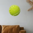 thumbnail image 1 of Ruiboury Wall Clock Portable Detachable 30cm Quiet Running Watch Home Decoration Tennis Shape, 1 of 6