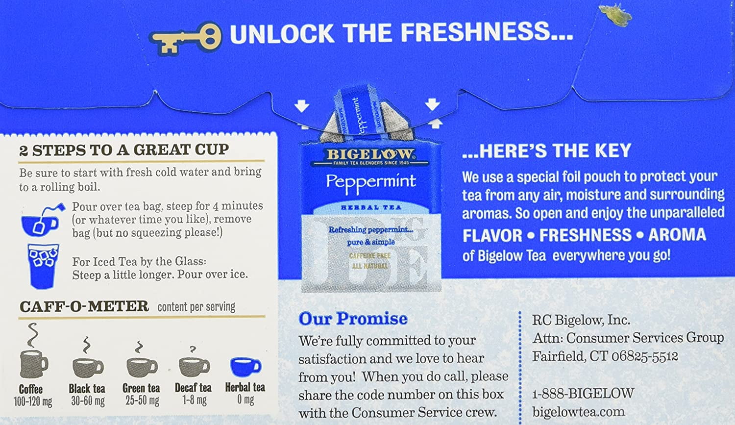 (3 pack) Bigelow Tea Herb Tea Peppermint - 20 Tea Bags